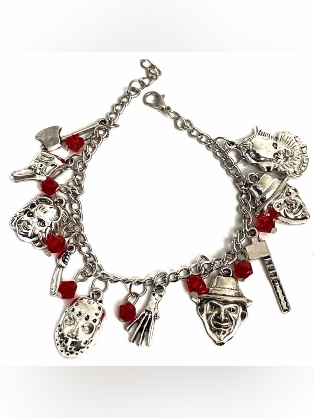 🎃 Bracelet Horror Movie Faces 8.25”-10.25”